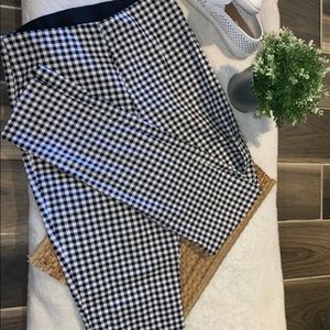 High waisted skinny ankle pants